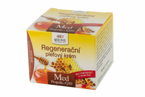 Bione Cosmetics Regenerační pleťový krém Med + Q10 51 ml