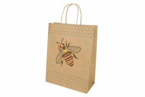 Dárková papírová taška včela