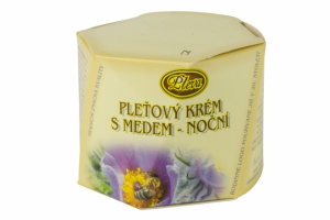Pleťový krém s medem - noční Pleva 50 g