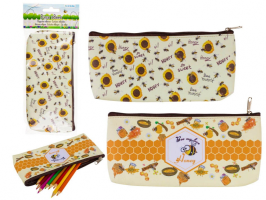 Pouzdro na tužky - penál, včelí motivy
