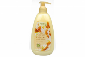 Tekuté krémové mýdlo s extraktem z medu a olivovým olejem Bohemia Herbs 500 ml