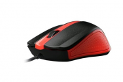 C-TECH myš WM-01, červená, USB